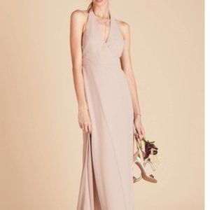 Birdy Grey Moni Convertible Chiffon Bridesmaid Dress - Taupe - XS